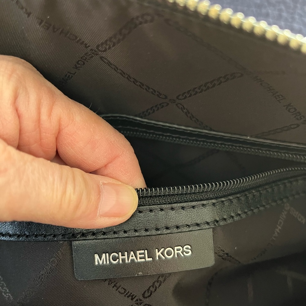 Michael Kors Black Leather Studded Astor Satchel - Picture 9 of 9